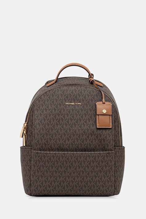 MICHAEL Michael Kors plecak SABLE damski kolor brązowy mały wzorzysty 30T5G3XB2B