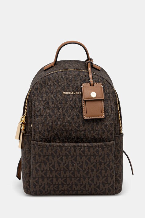 MICHAEL Michael Kors plecak SABLE damski kolor brązowy mały wzorzysty 30T5G3XB1B