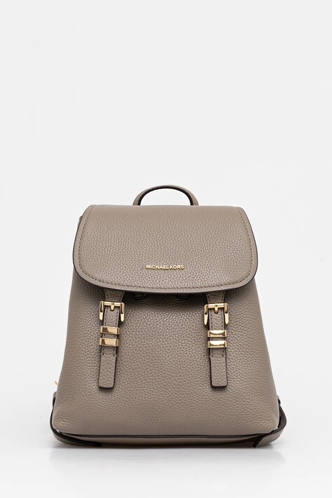 Кожаный рюкзак MICHAEL Michael Kors QUINN цвет бежевый маленький однотонная 30T5GQNB0L