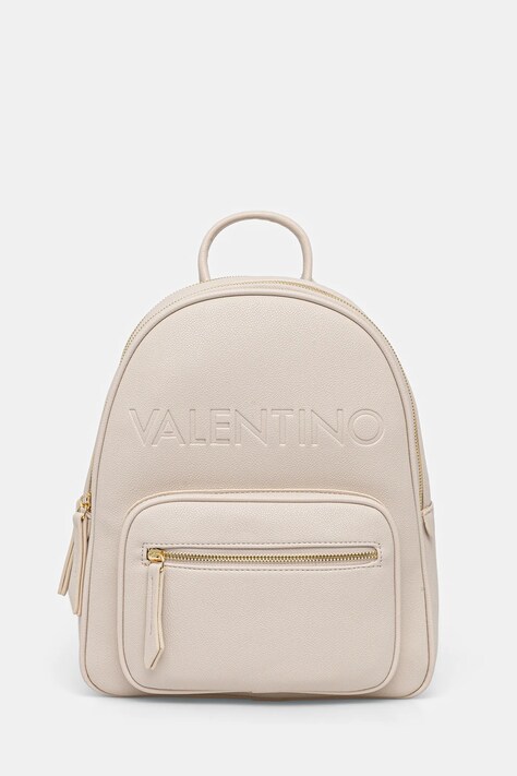 Valentino Bags plecak damski kolor beżowy mały gładki VBS9EO21