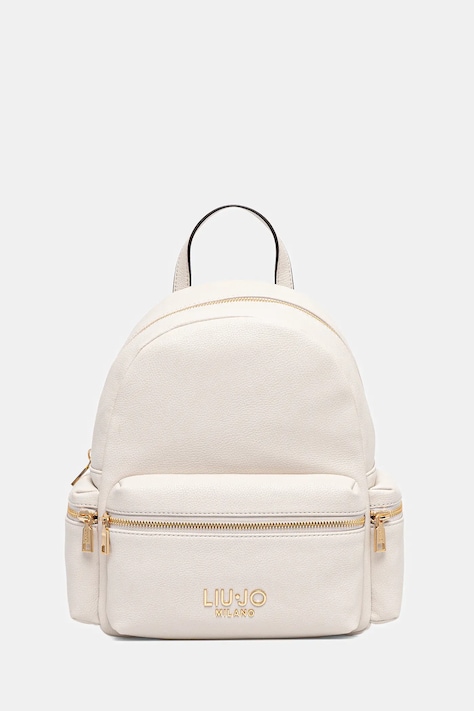 Liu Jo rucsac culoarea bej, mic, cu imprimeu, AF5136.E0058