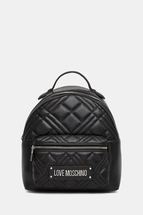 Love Moschino plecak damski kolor czarny mały gładki JC4148PP1NLA000B