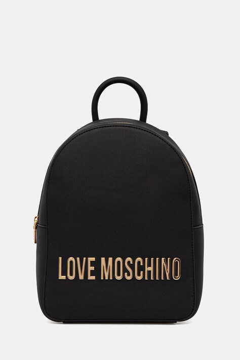 Love Moschino plecak damski kolor czarny mały gładki JC4193PP1NKD0000