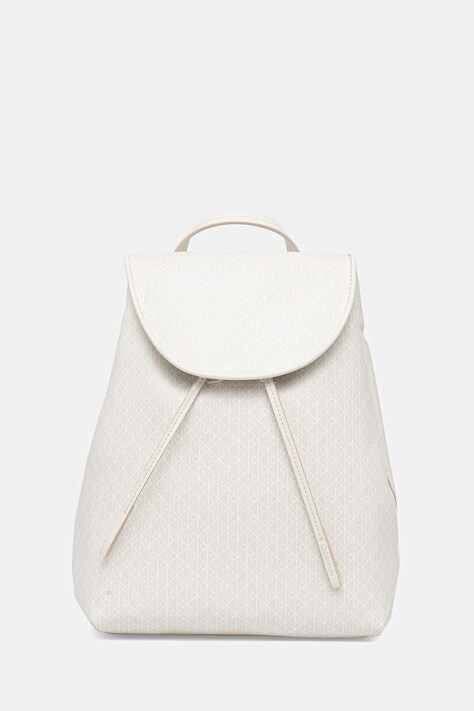 Calvin Klein rucsac culoarea alb, mic, cu imprimeu, LV04F3271G