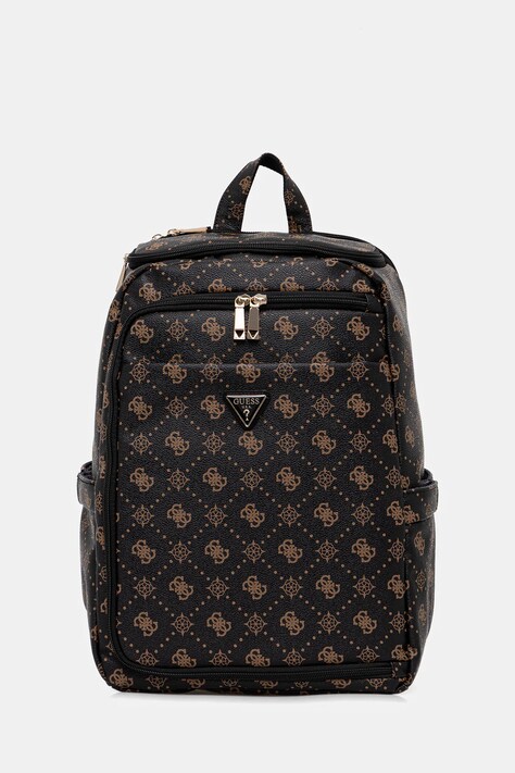 Guess plecak SILIA damski kolor brązowy duży wzorzysty TWGP98 90033