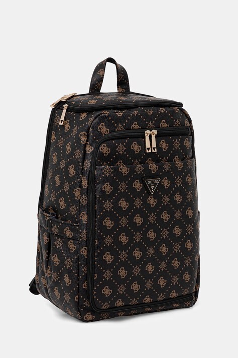 Guess plecak SILIA damski kolor brązowy duży wzorzysty TWGP98 90033