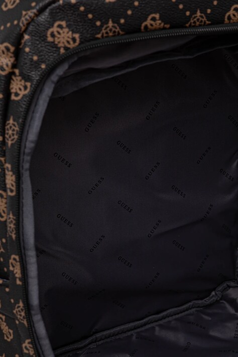 Guess plecak SILIA damski kolor brązowy duży wzorzysty TWGP98 90033