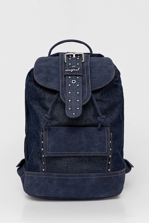 Desigual rucsac denim BINDELLA K culoarea bleumarin, mare, uni, 25WAKD06