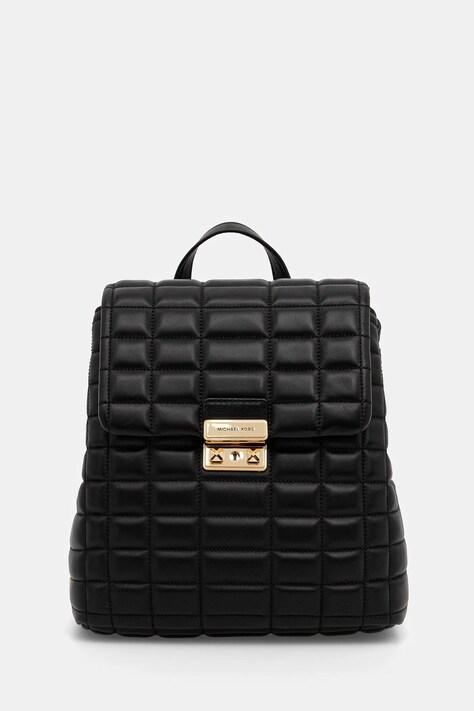 MICHAEL Michael Kors plecak skórzany damski kolor czarny mały gładki 30F5G2RB1L