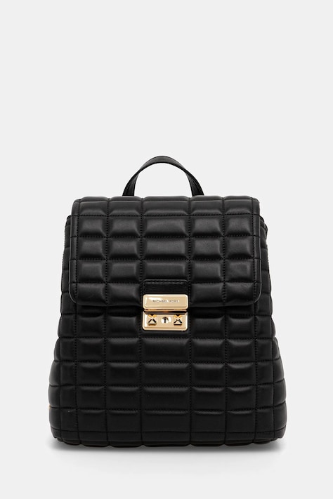 Kožený batoh MICHAEL Michael Kors dámský, černá barva, malý, 30F5G2RB1L