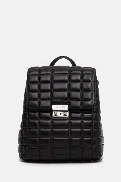 MICHAEL Michael Kors plecak skórzany damski kolor czarny mały gładki 30F5S2RB1L