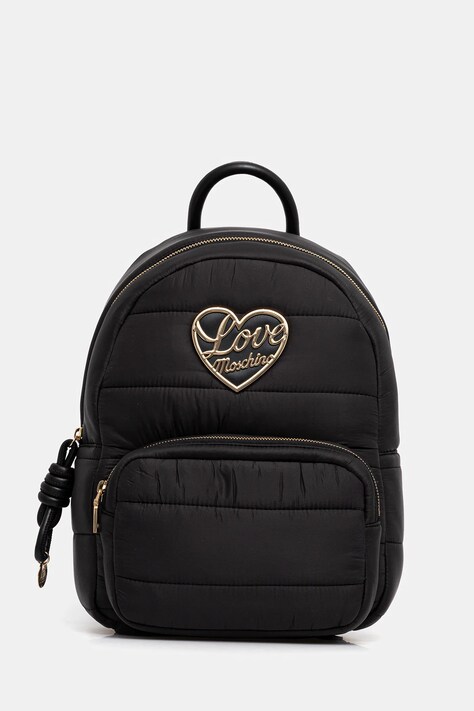 Ruksak Love Moschino dámsky, čierna farba, malý, JC4353PP0NKY100A