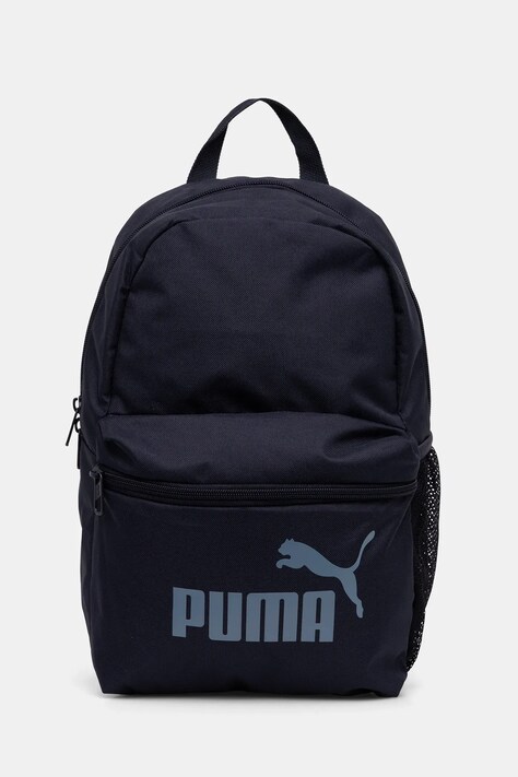 Puma plecak dziecięcy PUMA PHASE Small Backpack kolor granatowy mały z nadrukiem 091323