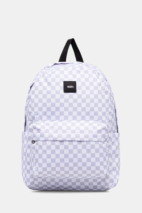 Vans ghiozdan copii Old Skool Grom Check culoarea violet, mare, cu imprimeu, VN000J3KEMY1