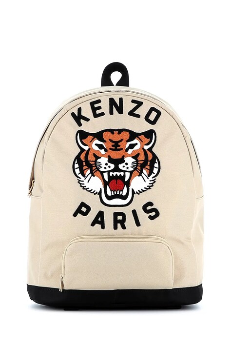 Kenzo Kids plecak kolor beżowy duży z nadrukiem K61221