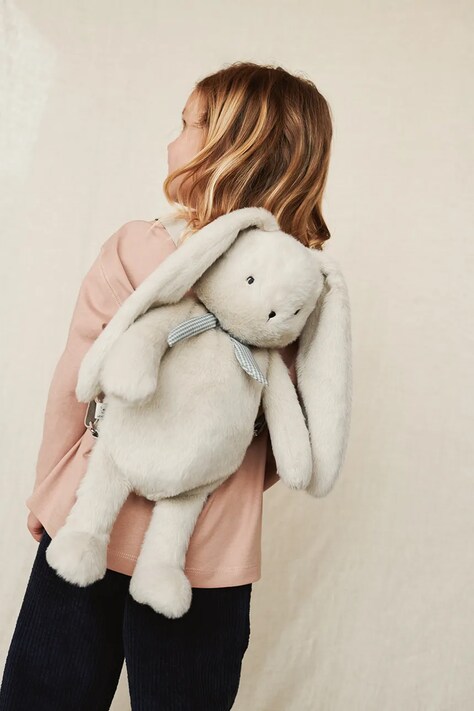 Liewood plecak Dayana Plush Rabbit Backpack kolor beżowy mały LW20745