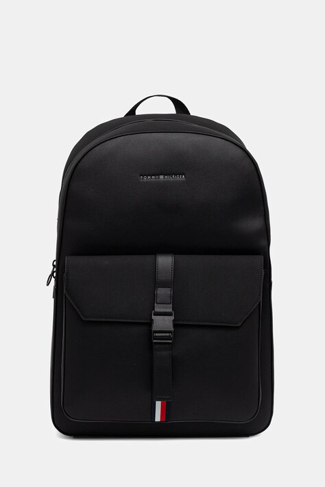Tommy Hilfiger plecak męski kolor czarny duży gładki AM0AM13476