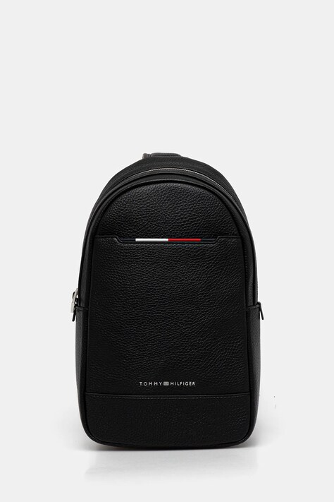 Tommy Hilfiger rucsac culoarea negru, mic, uni, AM0AM13575