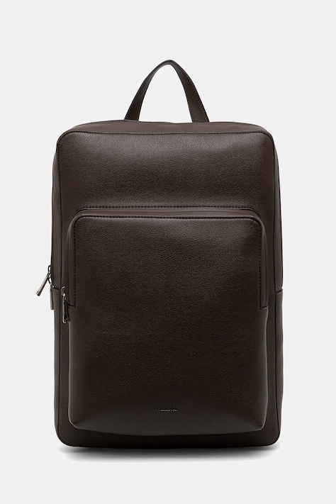 Calvin Klein plecak męski kolor brązowy duży gładki LV04D3005G