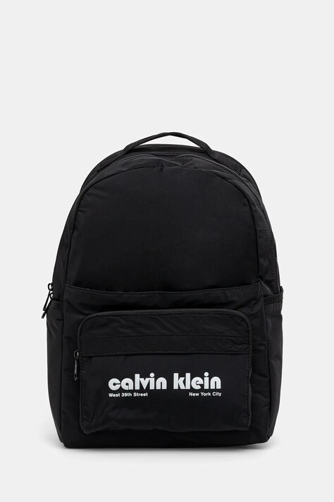 Рюкзак Calvin Klein цвет чёрный большой с принтом LV04G3162G