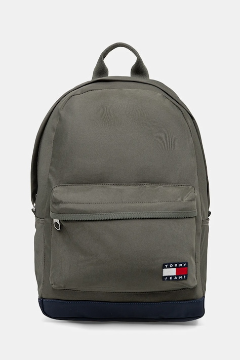 Σακίδιο πλάτης Tommy Jeans χρώμα: πράσινο, AM0AM13400