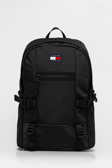 Nahrbtnik Tommy Jeans moški, črna barva, AM0AM13402