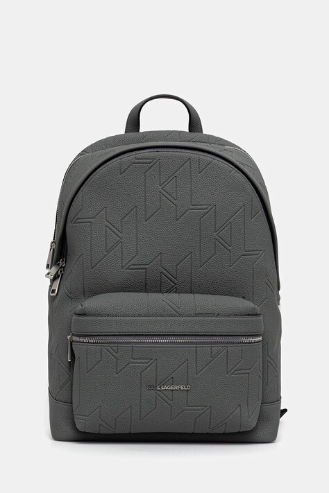 Karl Lagerfeld rucsac K/URBAN MONOGRAM culoarea gri, mare, A3M30296