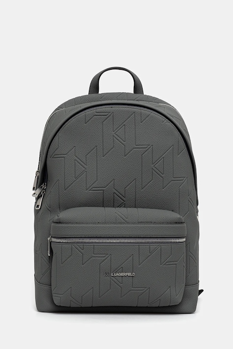 Σακίδιο πλάτης Karl Lagerfeld K/URBAN MONOGRAM χρώμα: γκρι, A3M30296