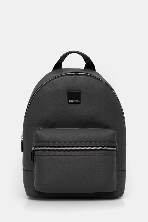 Karl Lagerfeld Jeans plecak kolor szary duży gładki A3M30335