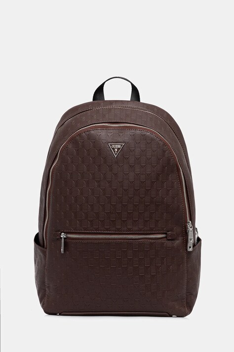 Guess plecak TORINO męski kolor brązowy duży gładki HMTODE P5275