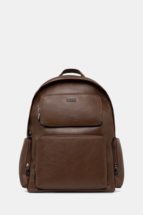 Guess rucsac BOSTON culoarea maro, mare, uni, HMBOCA P5342