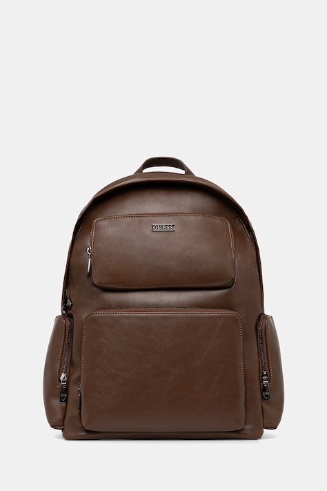 Рюкзак Guess BOSTON колір коричневий великий однотонний HMBOCA P5342