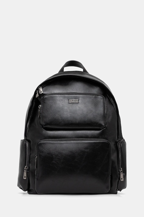 Рюкзак Guess BOSTON колір чорний великий однотонний HMBOCA P5342