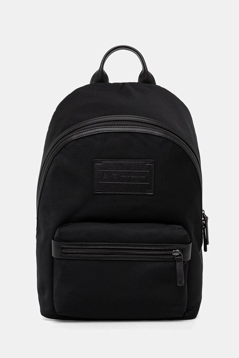 Armani Exchange plecak męski kolor czarny duży gładki XM001657 AF17306
