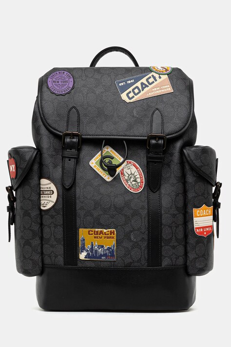 Nahrbtnik Coach moški, črna barva, CBF04