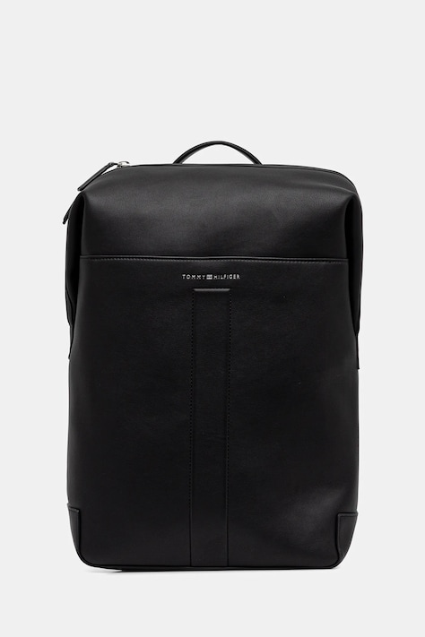 Рюкзак Tommy Hilfiger колір чорний великий однотонний AM0AM13654