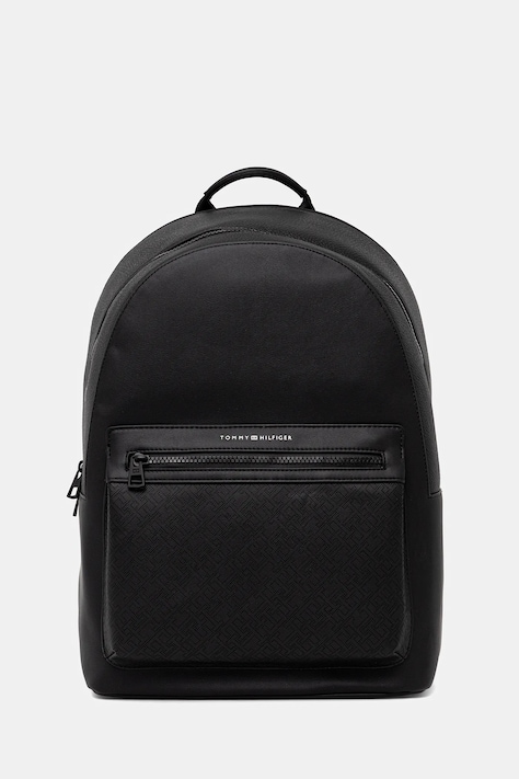 Tommy Hilfiger plecak męski kolor czarny duży gładki AM0AM13834