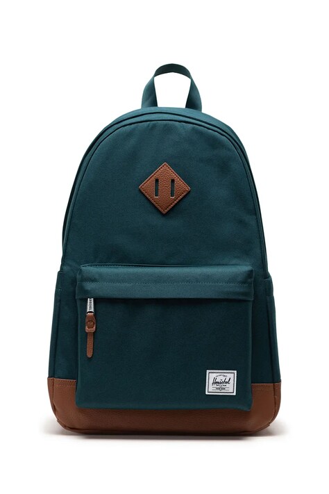 Herschel plecak Heritage™ 24 L kolor zielony duży z aplikacją 11383-07086-OS