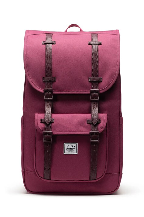 Herschel plecak Little America™ 30 L kolor różowy duży gładki 11390-06793-OS