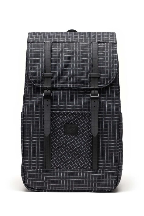 Herschel plecak Retreat™ 23 L kolor czarny duży wzorzysty 11397-06813-OS