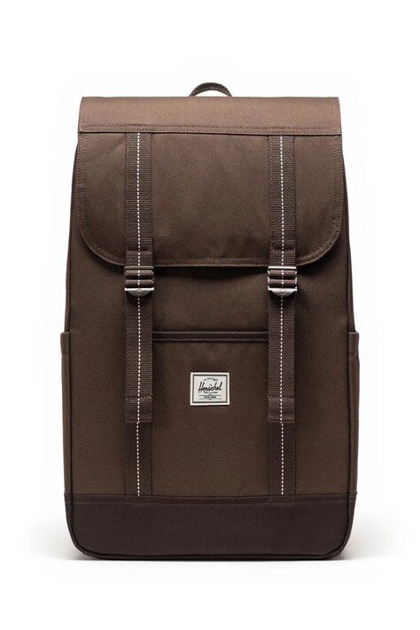 Herschel plecak Retreat™ 23 L kolor brązowy duży gładki 11397-07082-OS