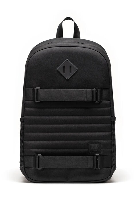 Herschel plecak Fleet Skate 28 L kolor czarny duży gładki 11668-00001-OS