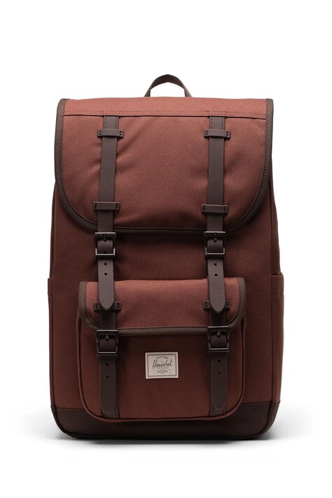 Herschel plecak Little America™ 21 L kolor brązowy duży gładki 11391-07127-OS
