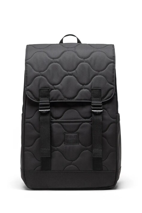 Herschel plecak Retreat™ 17 L kolor czarny duży gładki 11683-00001-OS