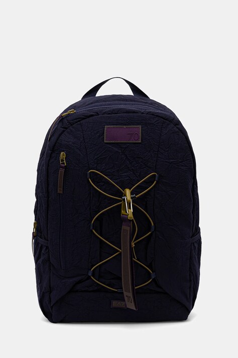 EA7 Emporio Armani plecak kolor granatowy duży gładki AF18335.7X000237