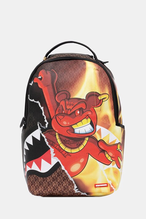 Sprayground plecak kolor brązowy duży wzorzysty 910B7548NSZ