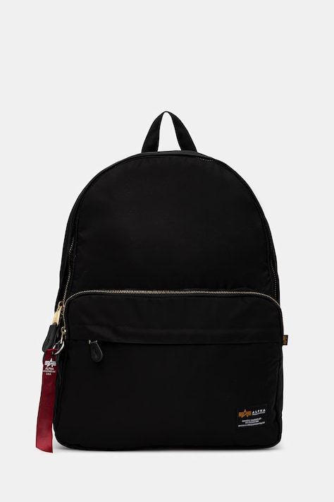 Alpha Industries plecak kolor czarny duży gładki 156940.03