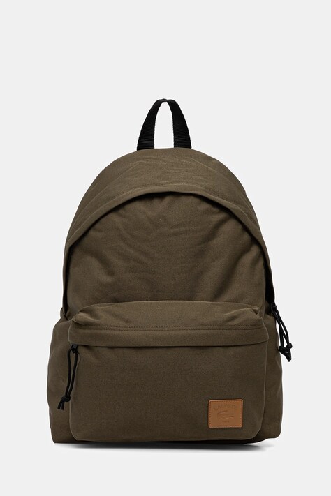 Lacoste backpack green color smooth NU5179ZU