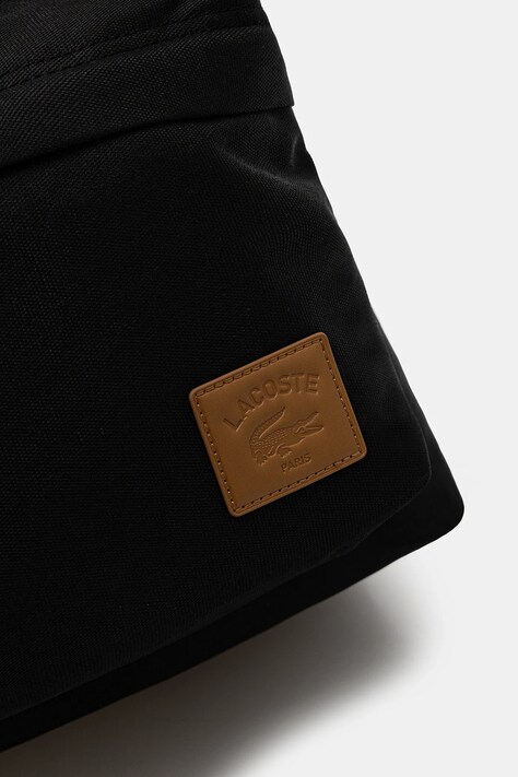 Lacoste rucsac culoarea negru, mare, uni, NU5179ZU