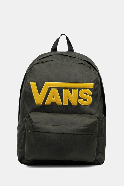 Vans plecak kolor zielony duży z aplikacją VN0A4MPHEN61